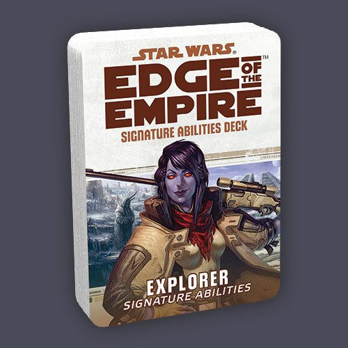 Star Wars: Edge of the Empire RPG - Signature Abilities Deck: Explorer